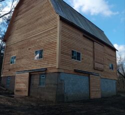 Wood Barn Construction